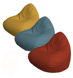 Кресла мешки Relax экокожа одноцветные